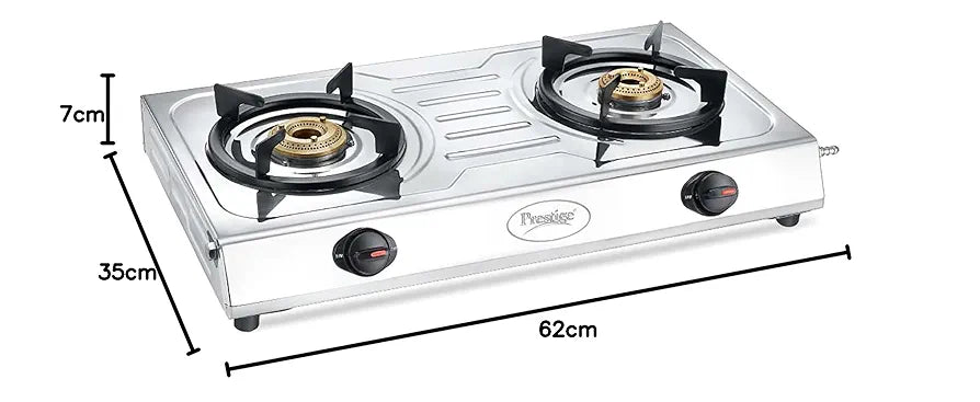 PRESTIGE 40098 PRIME 2B SS GAS STOVE PRESTIGE 40098 PRIME 2B SS GAS STOVE